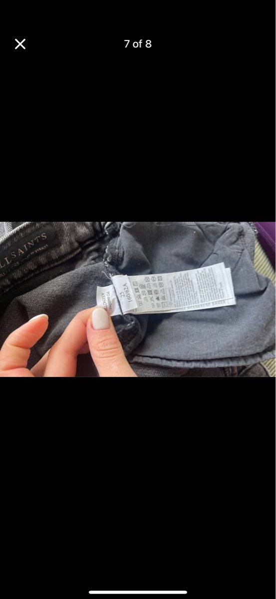 Allsaints Jeans: AllSaints Black Wash Jeans - Size 25 – Neu (gemäss Beschreibung) aus zug von Inaar 6