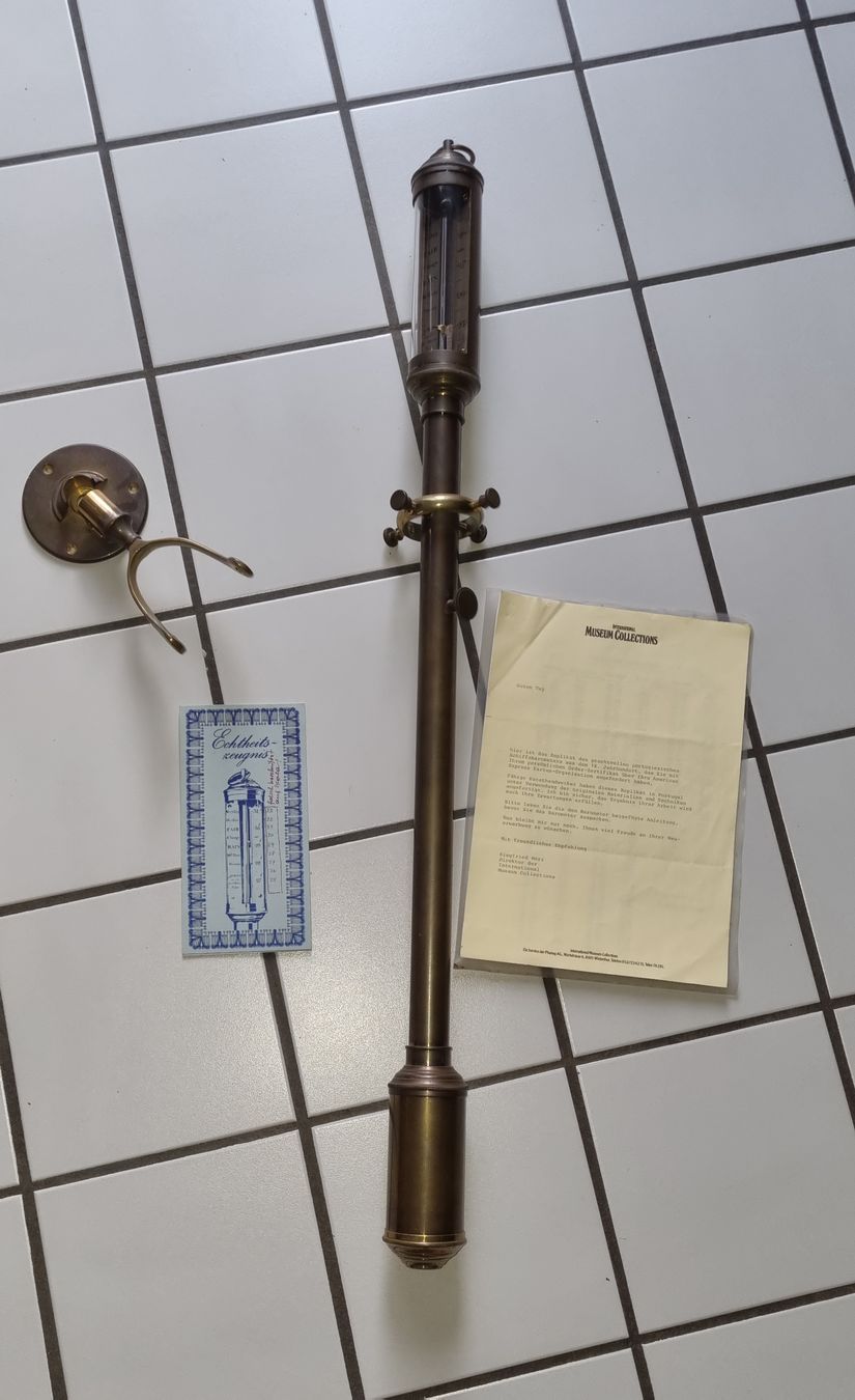 Altri elettrodomestici e apparecchi d’epoca: Schiffsbarometer Replikat 18. Jhdt. mit Echtheitszeugnis – Usato da Münchenbuchsee venduto da cesare1990 1
