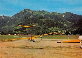 Segelflugplatz Unterwössen (Chiemgau), gelaufen ~1975