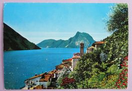 Gandria - Lago di Lugano - Panorama con Mte S. Salvatore