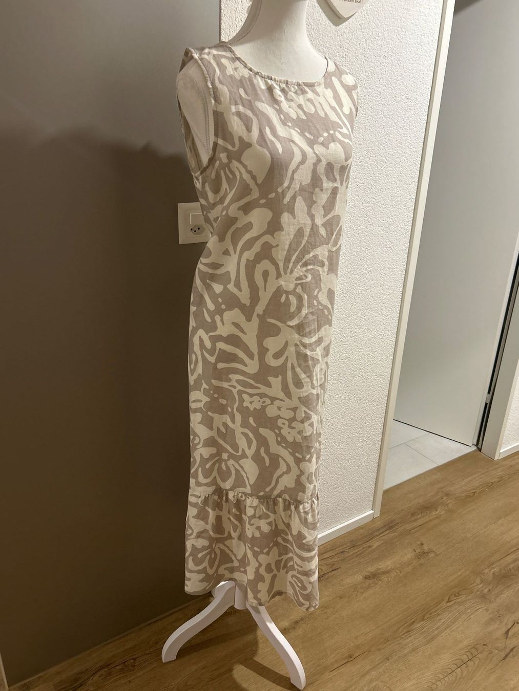 Vestiti: Maxikleid beige/hellbeige 100% Leinen von StreeOne Gr. 36 – Nuovo (secondo la descrizione) da Brunnen venduto da Nala2929 1