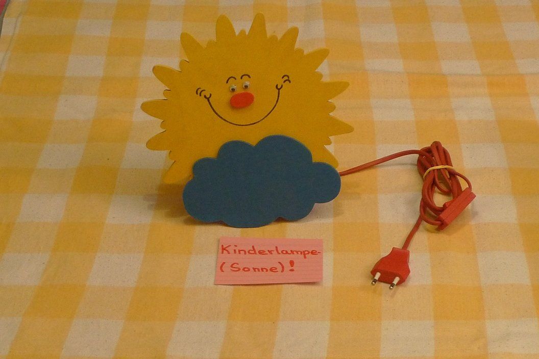 Lampade: Kinderlampe-(Sonne)! – Usato da Bern venduto da bn1640