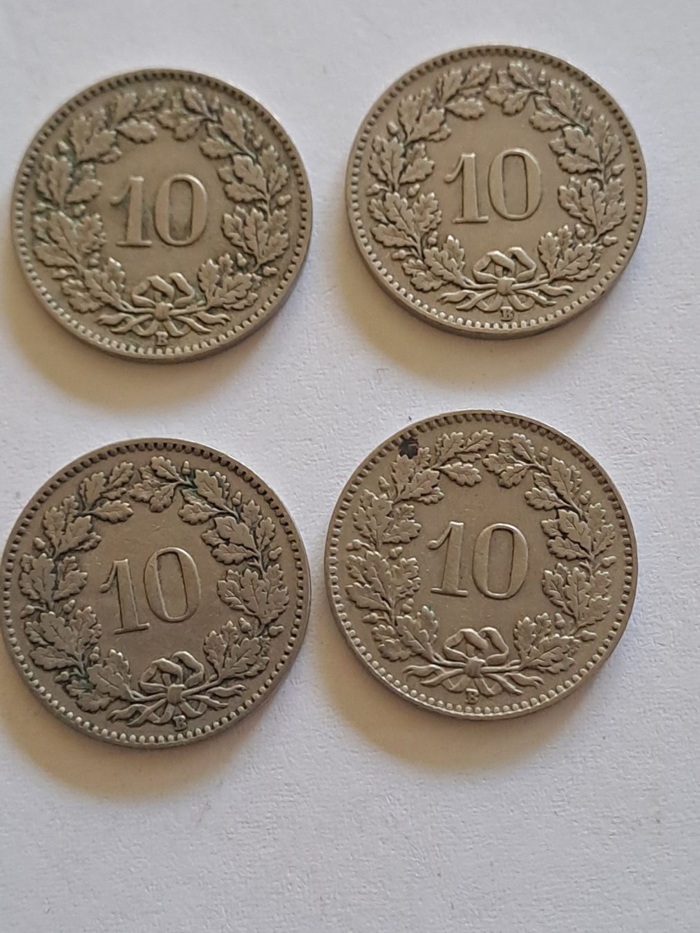 Alle Münzen: 10 Rappen 1926, 7 Stück – Gebraucht aus Bitsch von jajo79076 4