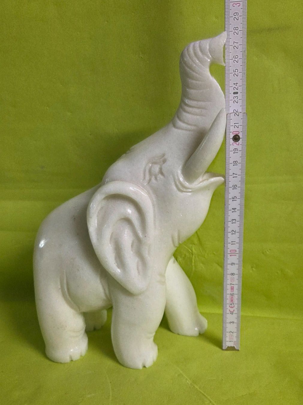 Skulpturen & Statuen: Schöner Elefant aus Marmor 30cm – Neu (gemäss Beschreibung) aus Roggliswil von Mabelco 4
