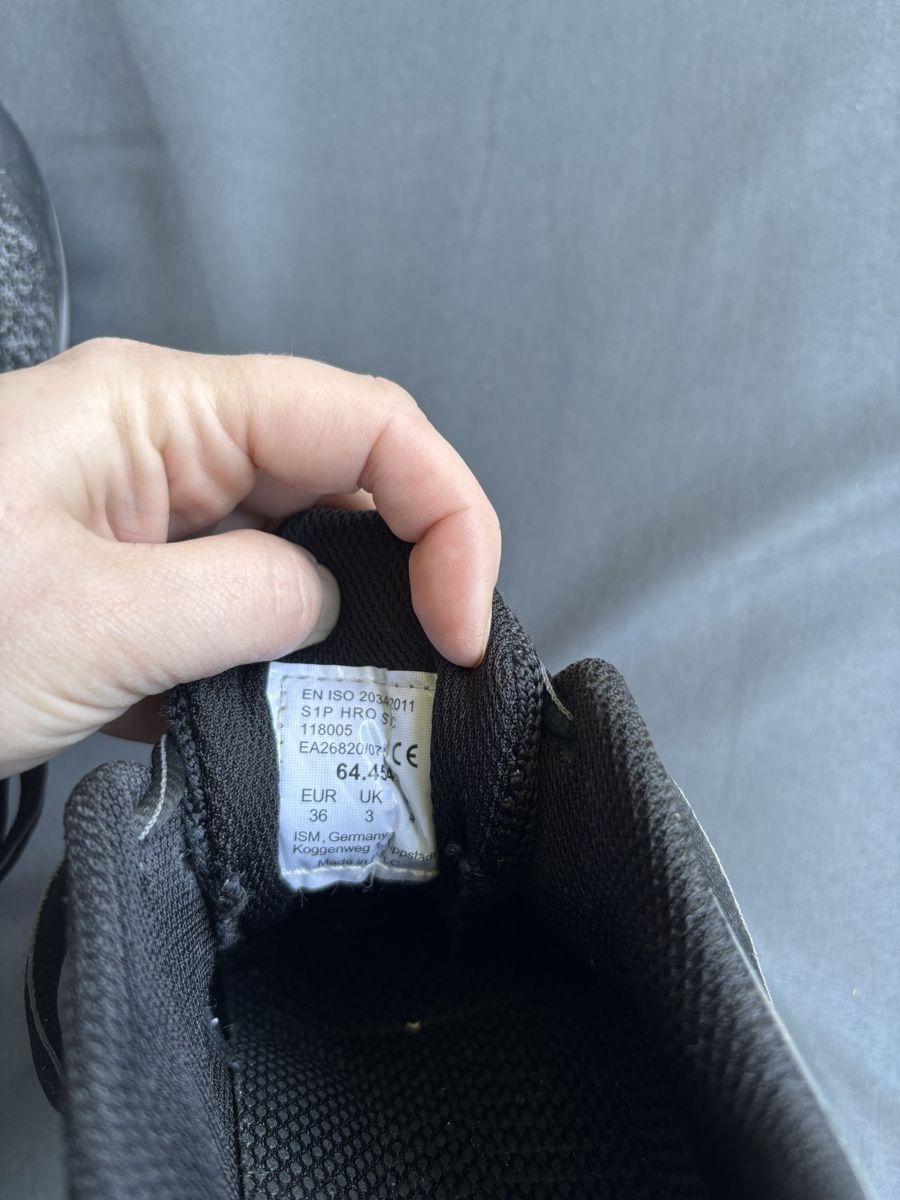 Puma Scarpe da uomo: Puma Sicherheitschuhe, Grösse 36, Grau/Silber – Nuovo (secondo la descrizione) da Unterentfelden venduto da Nadineb23 4