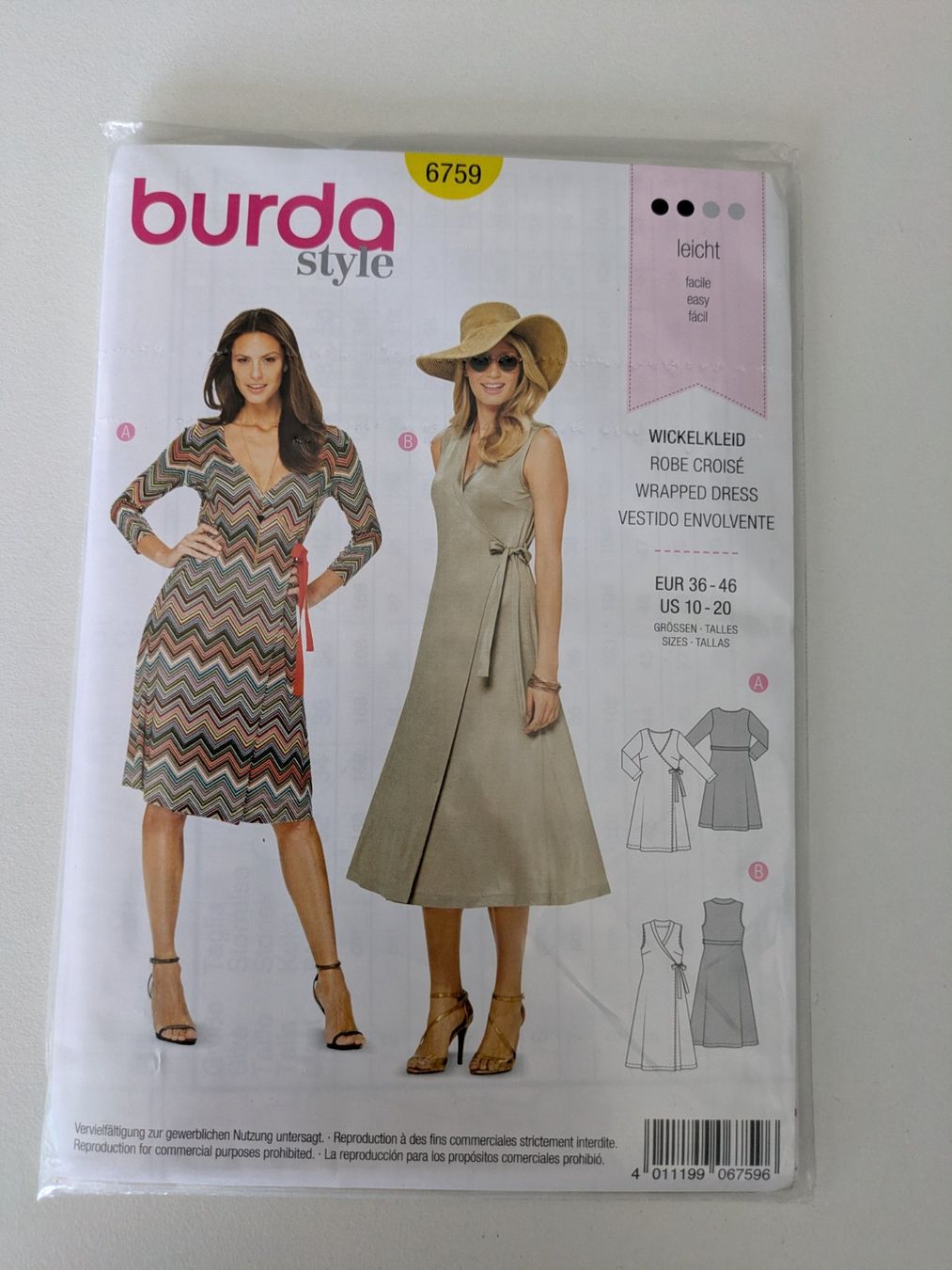 Schnittmuster: Schnittmuster: Burda 6759 – Neu und originalverpackt aus Bern von Puzzling_Mom