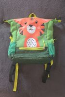 Kinderrucksack Tigermotiv Grün Gelb Kindergartentasche