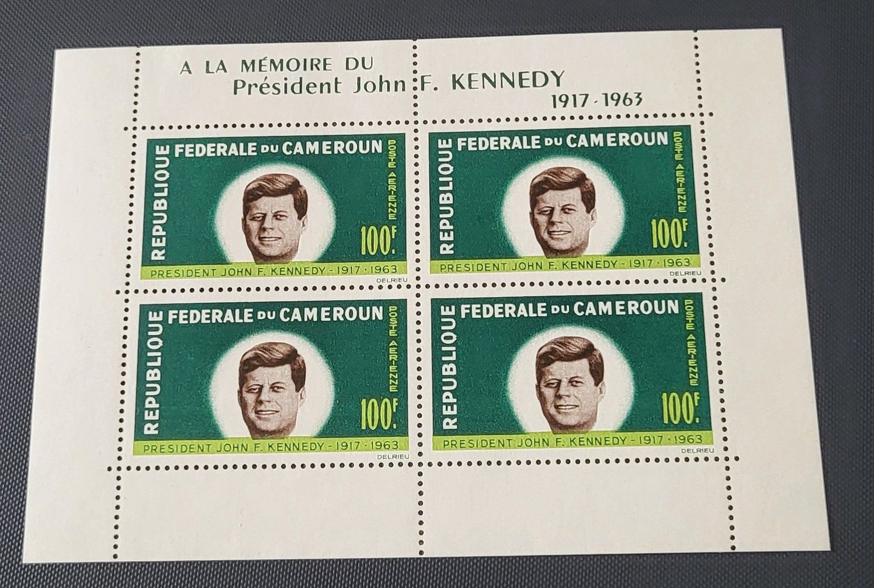 Tutti i francobolli: Kamerun 1964 Kennedy briefmarke – Usato da St Gallen venduto da Stampsalshobby