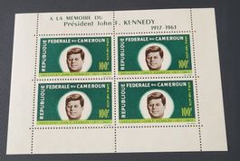 Kamerun 1964 Kennedy briefmarke