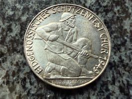 Silbermedaille Eidg. Schützenfest Chur 1949, 15g schwer