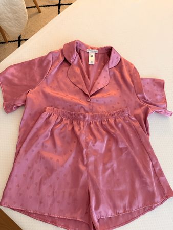 Süsse rosafarbene Pyjama-Shorts Gr. 40 💗