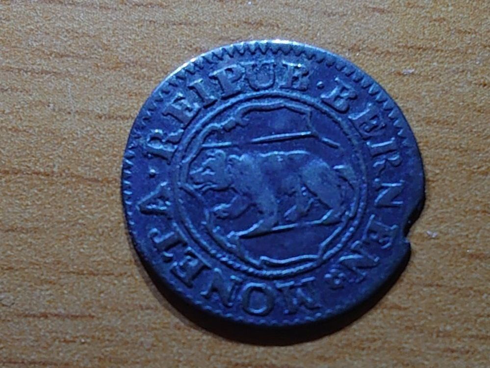 Tutti le monete: Bern: Kreuzer 1755 – Usato da Pfungen venduto da Aguti77 1