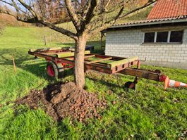 Anhängergestell, Brückenwagen ohne Holzboden