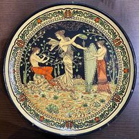 4 Piatti decorativi divinità greche