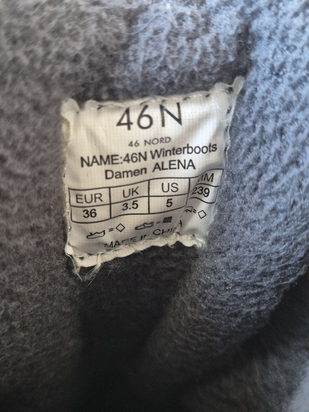 46 Nord Herrenschuhe: Wanderschuhe Grösse 36 von 46Nord – Gebraucht aus Zizers von .sternli. 4