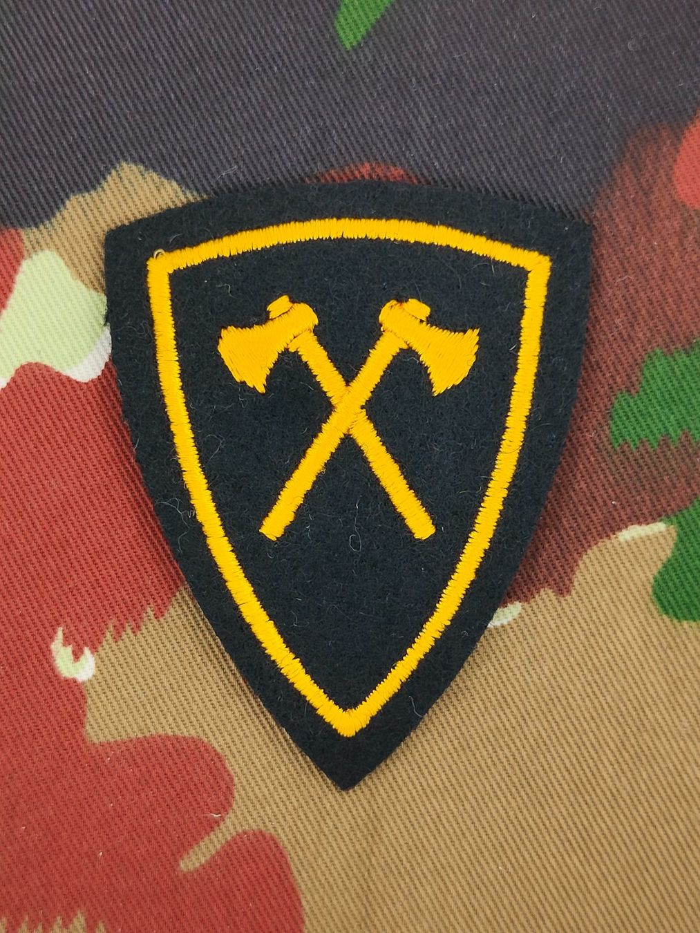 Schweizer Armee Placchette & Badge: Funktionsabzeichen Bauchef Ord. 1995 – Usato da Bauma venduto da SwissMilitaria