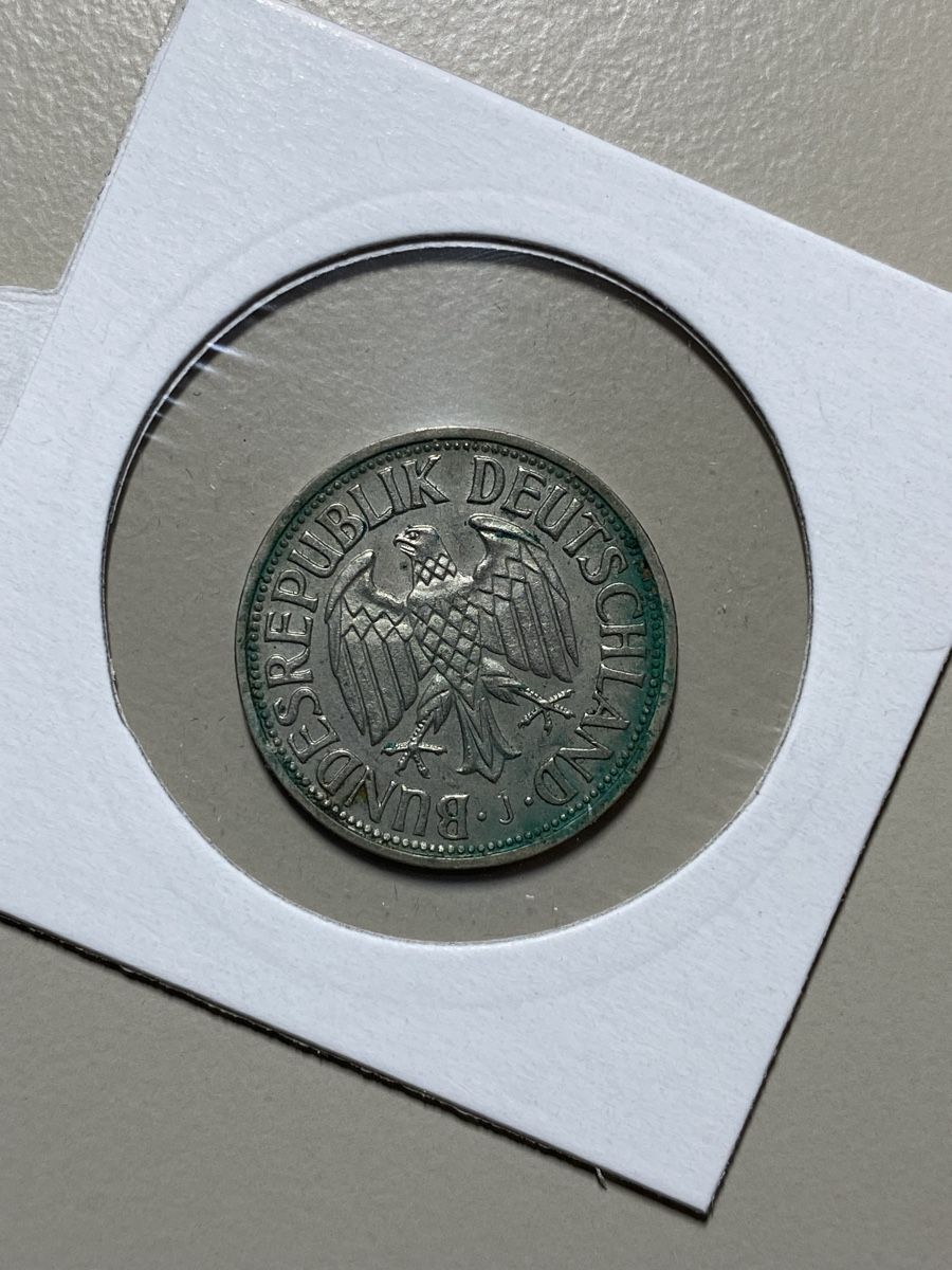 Alle Münzen: Allemagne - 1 DM - 1950 J  – Gebraucht aus Payerne von Mike1682 1