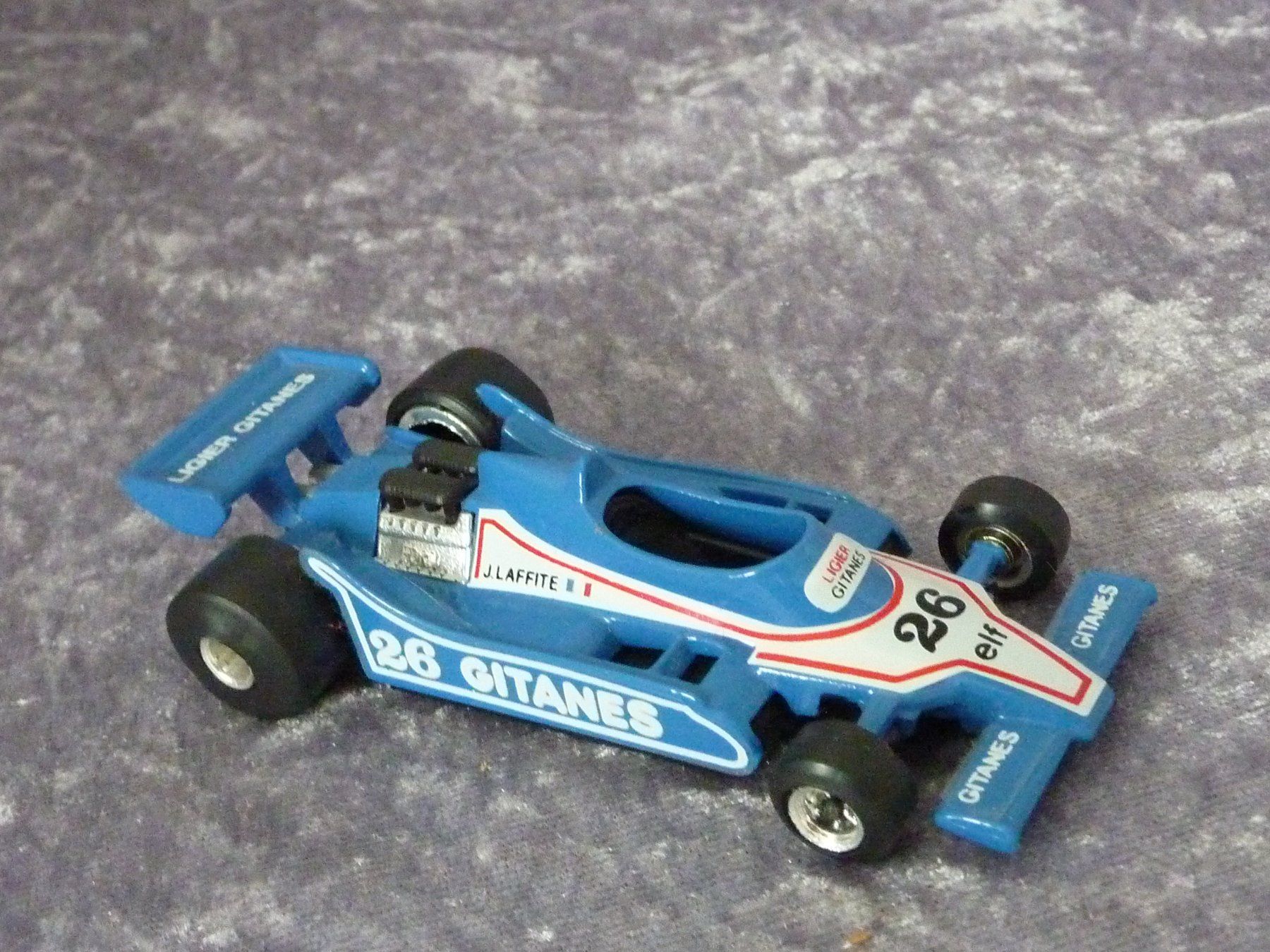 Modellini d'auto: Ligier #26 Gitanes J.Lafitte  1:43 – Usato da Dürrenäsch venduto da modellautos4you 4