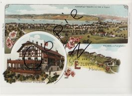 Gruss von Etzliberg b/Thalweil  - (um 1900)