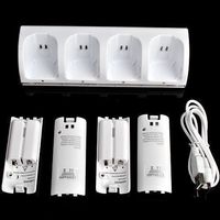 Nintendo Wii Ladestation mit 4 Akku