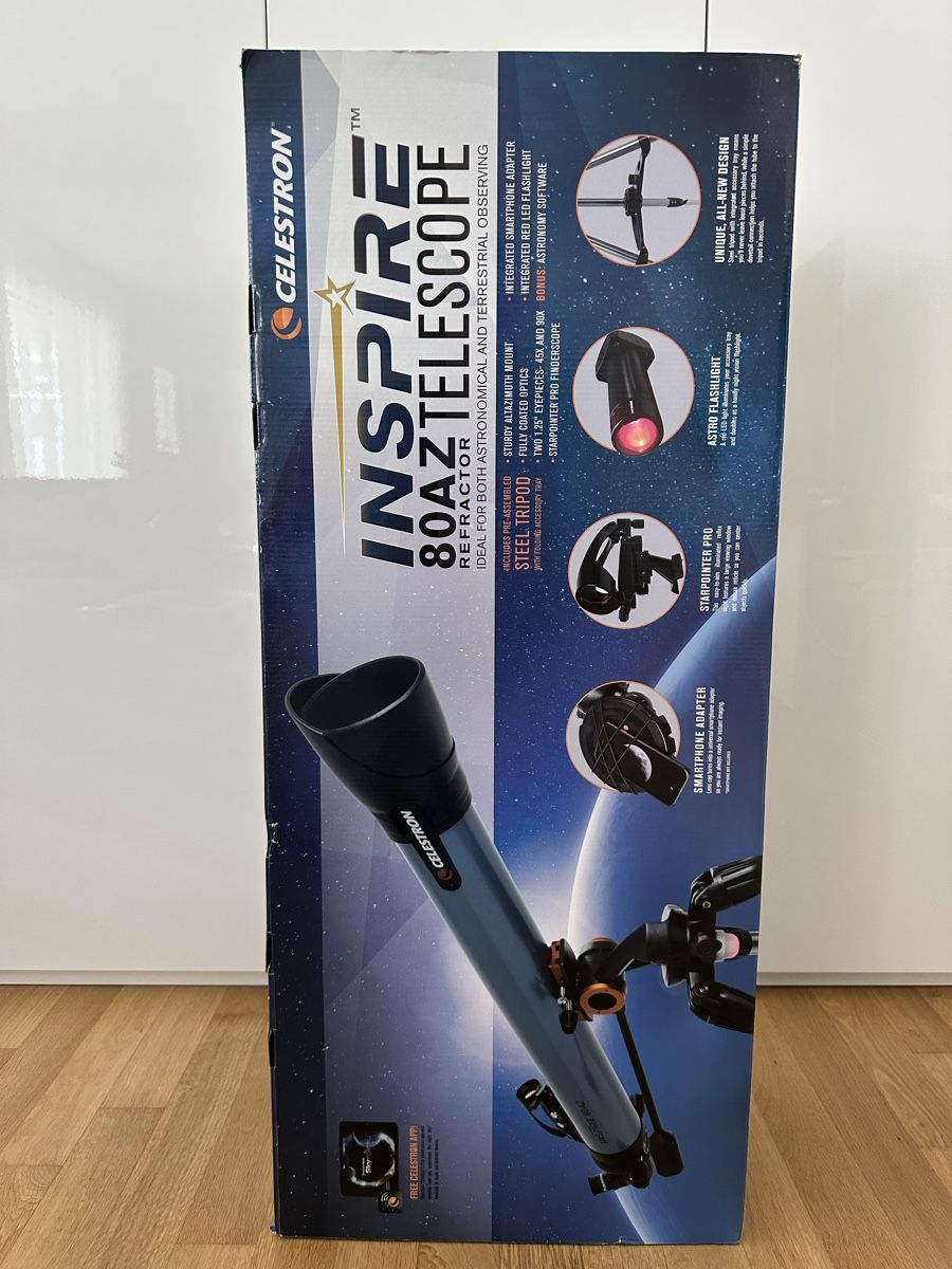 Celestron Teleskope: Celestron Inspire 80AZ Refractor Telescope – Gebraucht aus Ehrendingen von Uxaxa 4