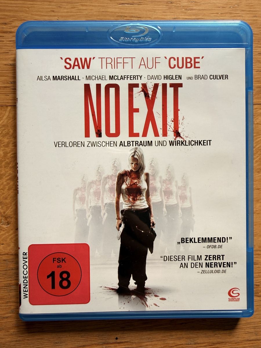 Alle DVDs: No Exit (2008) Blu-ray Horror – Gebraucht aus Kölliken von nerdorado