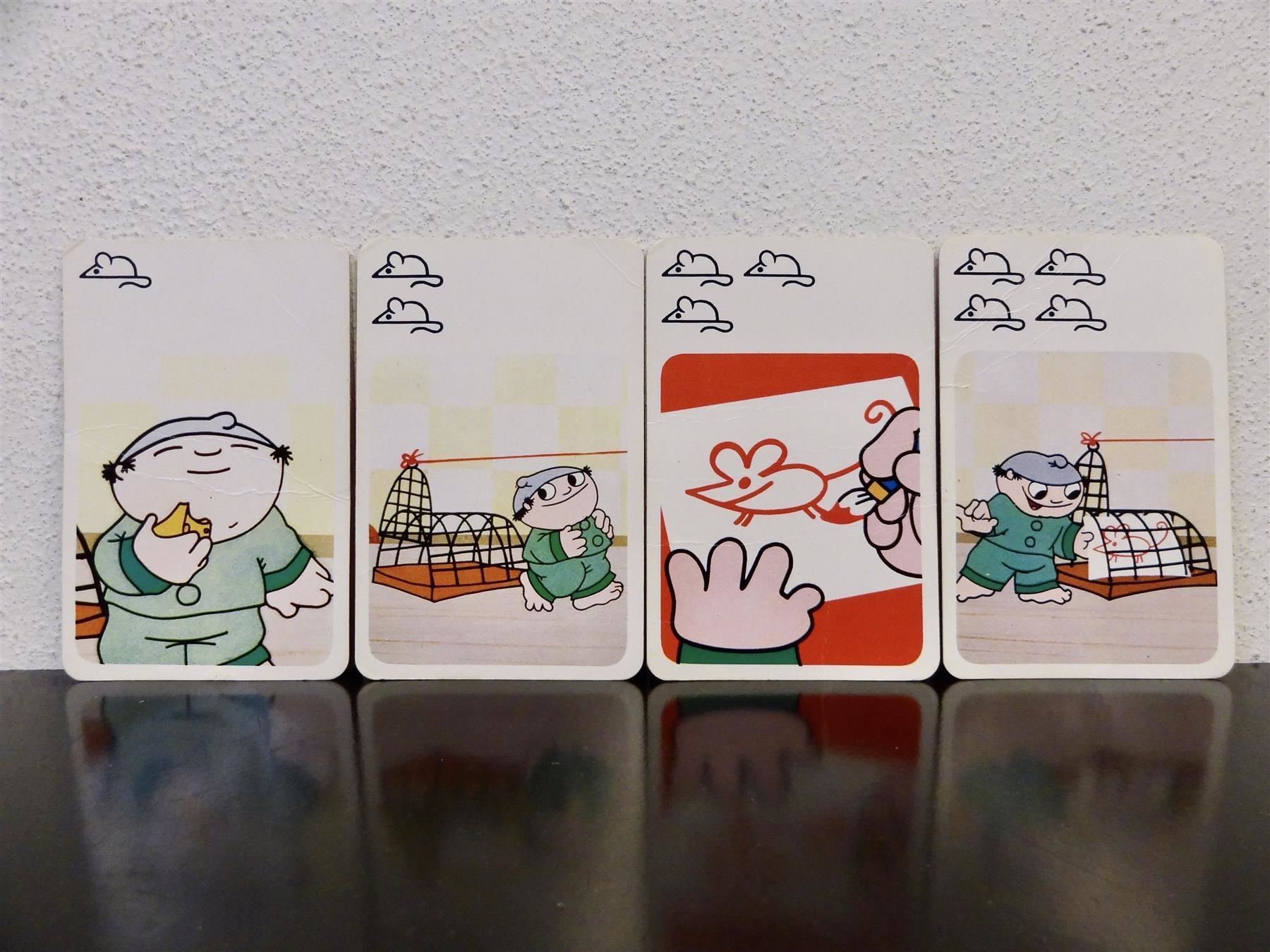 Giochi: schönes altes Quartett MAINZELMÄNNCHEN – Usato da Kerzers venduto da wisaundso 7