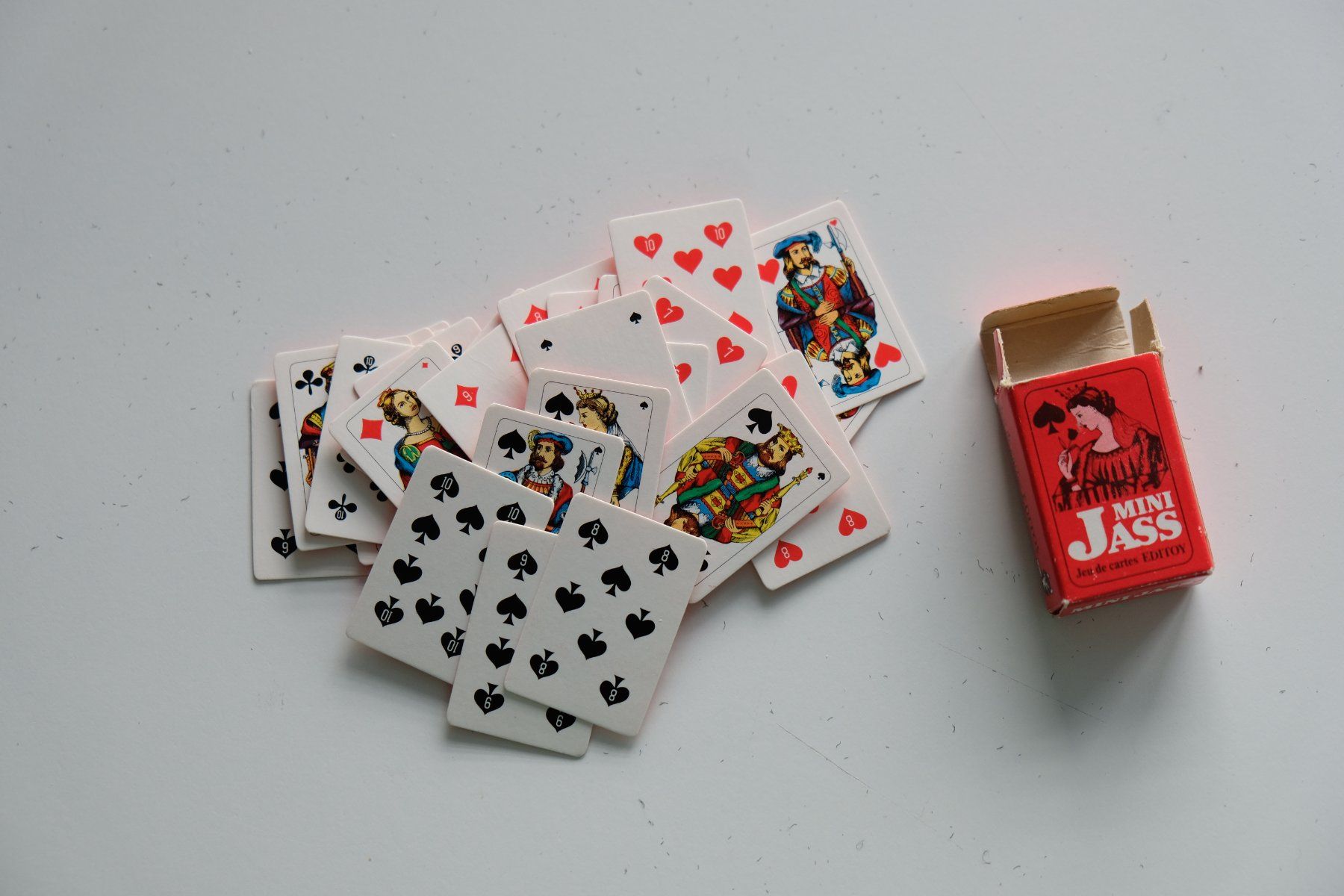 Spiele: Mini Jass-Karten – Gebraucht aus Madiswil von Stratosteve