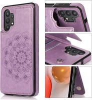Schutzhülle Etui Leder für Samsung S23 Ultra Kartenfächer