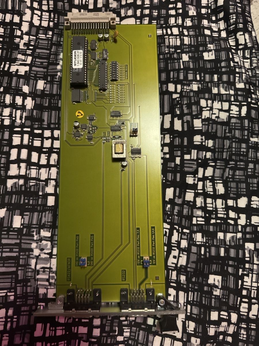 Componenti elettronici: STUDER Time Sync Modul – RS232 / RS422A – Usato da Luzern venduto da JAYJAY-LEMMING 1