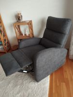 Relax Sessel dunkelgrau mit Liegefunktion, gebraucht