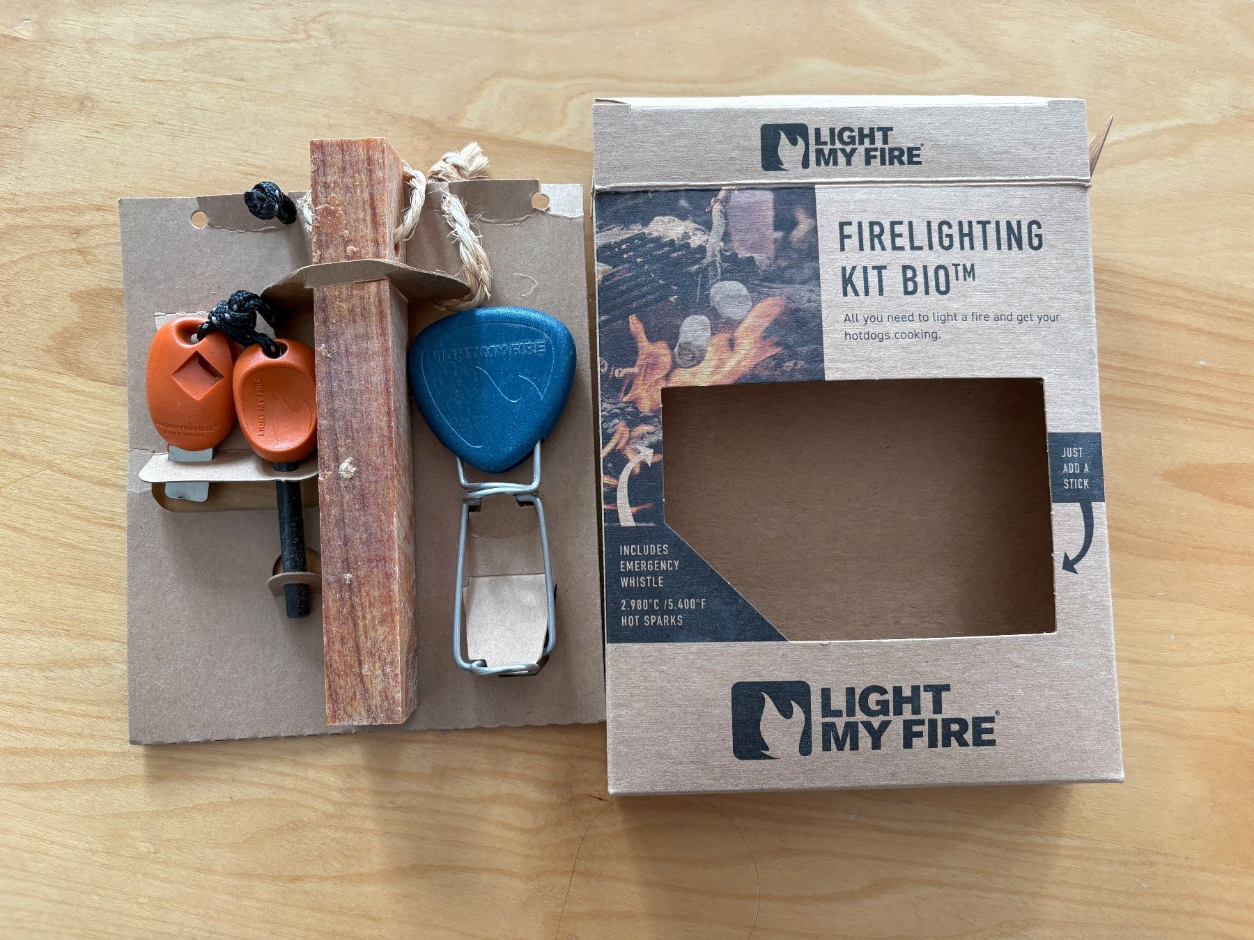 Feuerzeuge: Firestarter Firelightning Kit Blau/Orange / LIGHT MY FIRE – Gebraucht aus Auenstein von 5222 1