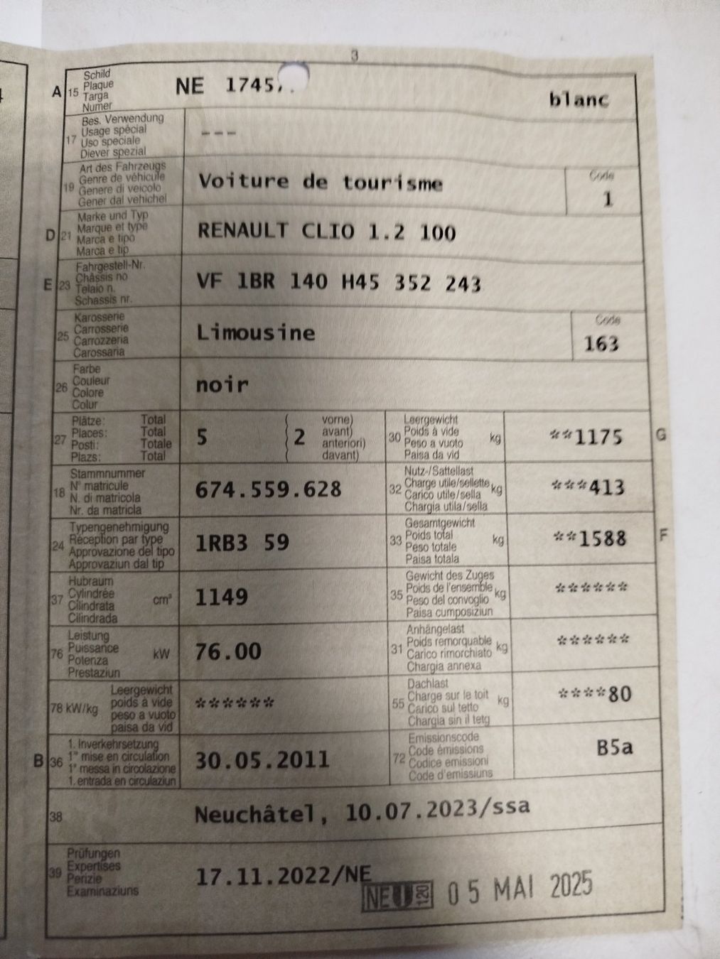 Renault Autos: Renault Clio 1.2 100 – Gebraucht aus Savagnier von Botteron_Recycling 8