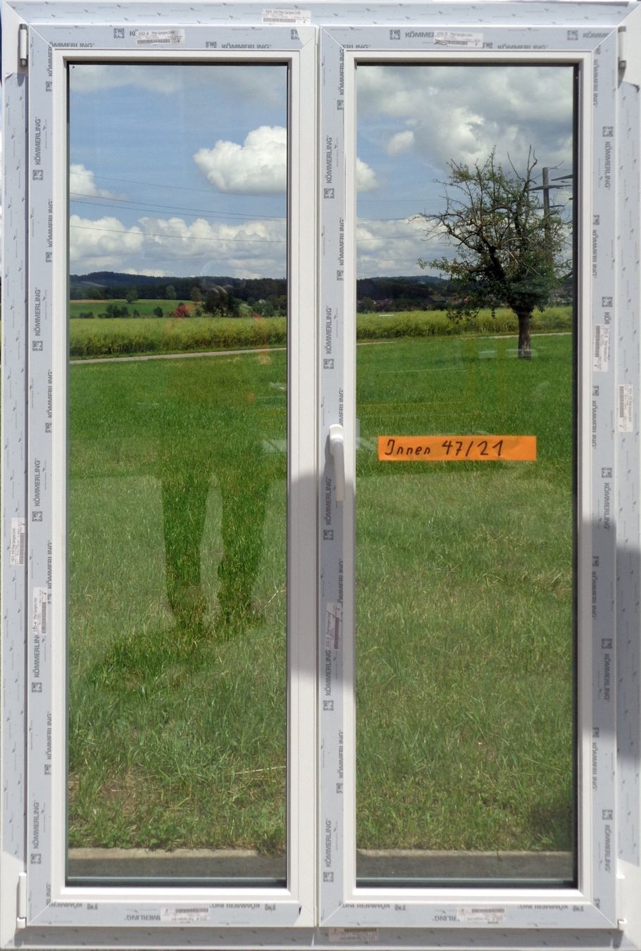 Porte: BALKONTÜRE, 2-FLÜG., KUNSTSTOFF 47/21 – Nuovo (secondo la descrizione) da Müllheim Dorf venduto da Feuer6