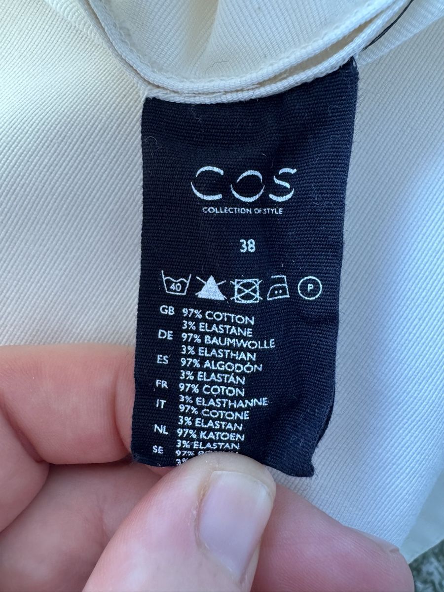 Cos Camicette: COS Bluse Damen Gr. 38 M Creme – Usato da Flumenthal venduto da SecondLove_CH 4