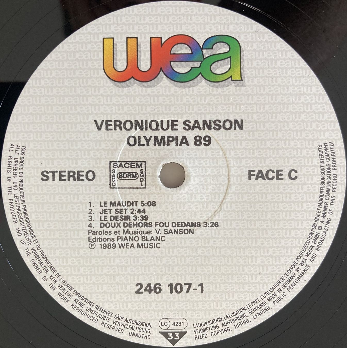Dischi in vinile: VERONIQUE SANSON - OLYMPIA 89 – Usato da Bottens venduto da hotter-than-hell 3