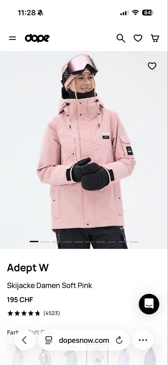Dope Giacche: Dope Skijacke Damen Soft Pink – Nuovo (secondo la descrizione) da Laufen venduto da Jamii3 3