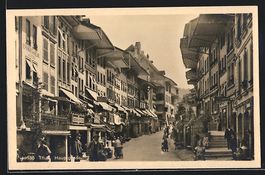 Thun, Hauptgasse mit Schuhwarenhandlung 