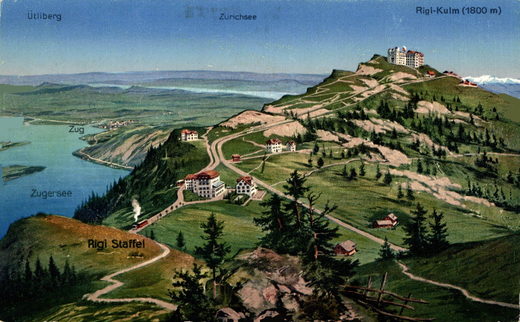 Cartoline postali: Rigi-Kulm – Usato da Bronschhofen venduto da Astore