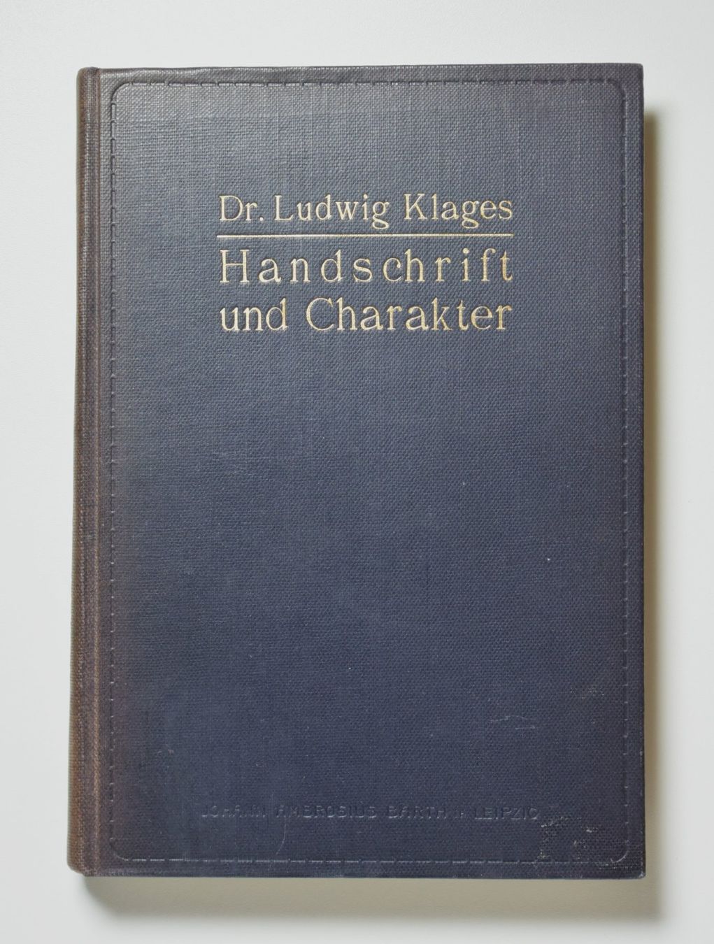 Libri: Ludwig Klages: Handschrift und Charakter. – Usato da Erschwil venduto da taglang