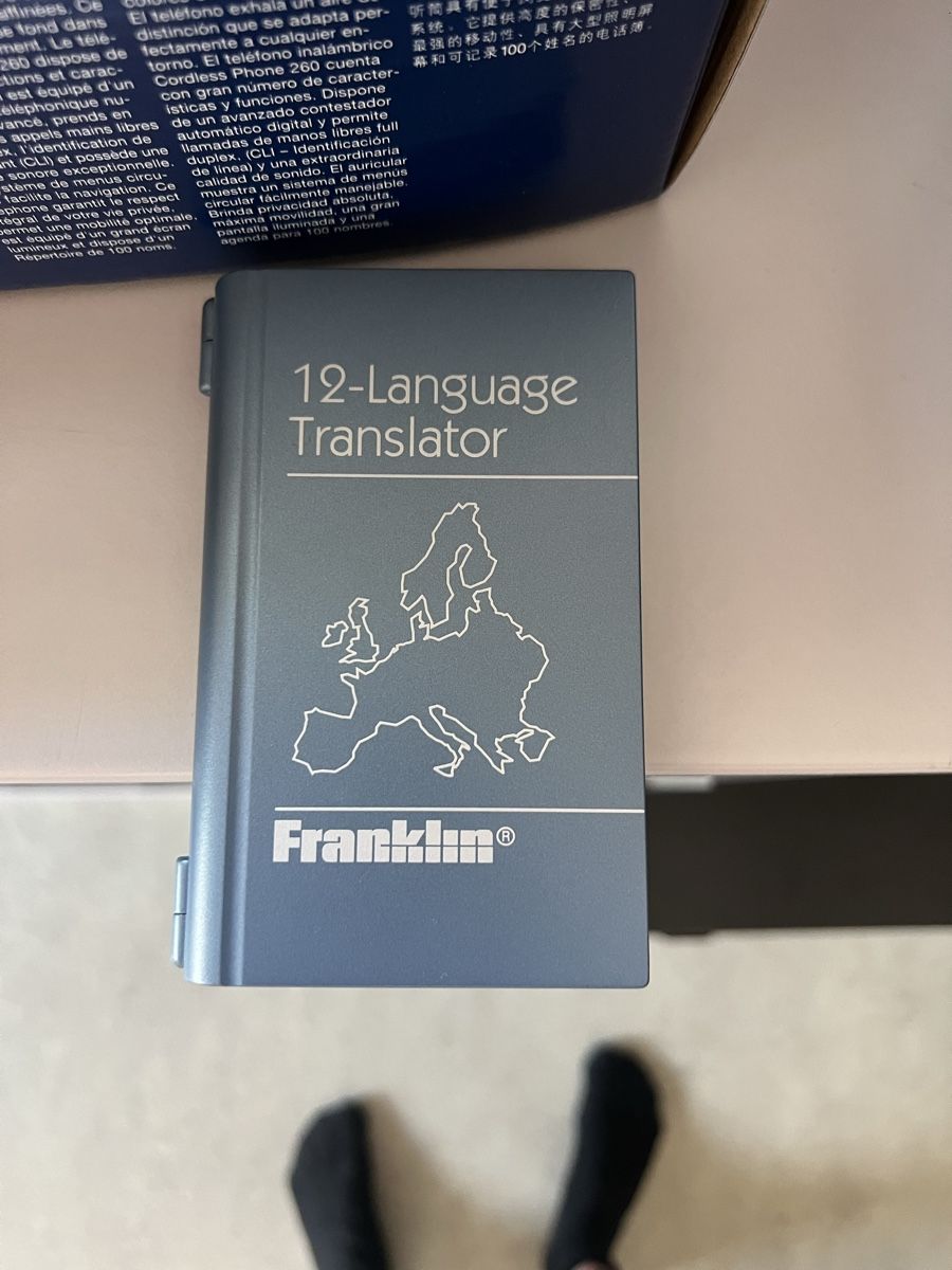 PC: Franklin Übersetzer Offline Translater – Usato da Lenzburg venduto da Sil.sal 1