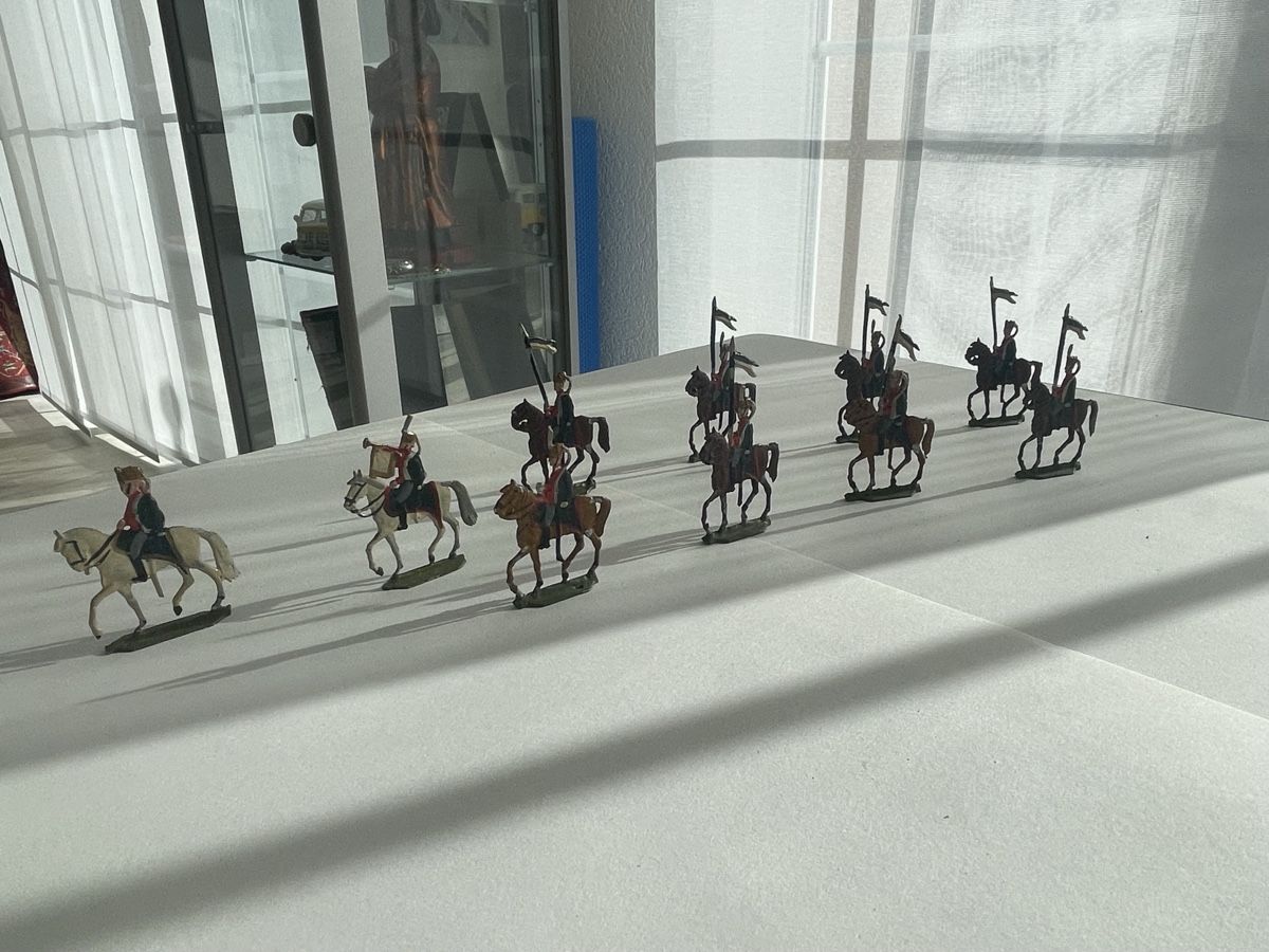 Giocattoli: Zinnfigur-Set historische Reiter-Armeefiguren – Usato da Meierskappel venduto da Hala03