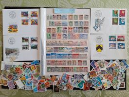CH: 400 VERSCHIEDENE GESTEMPELTE (M010)