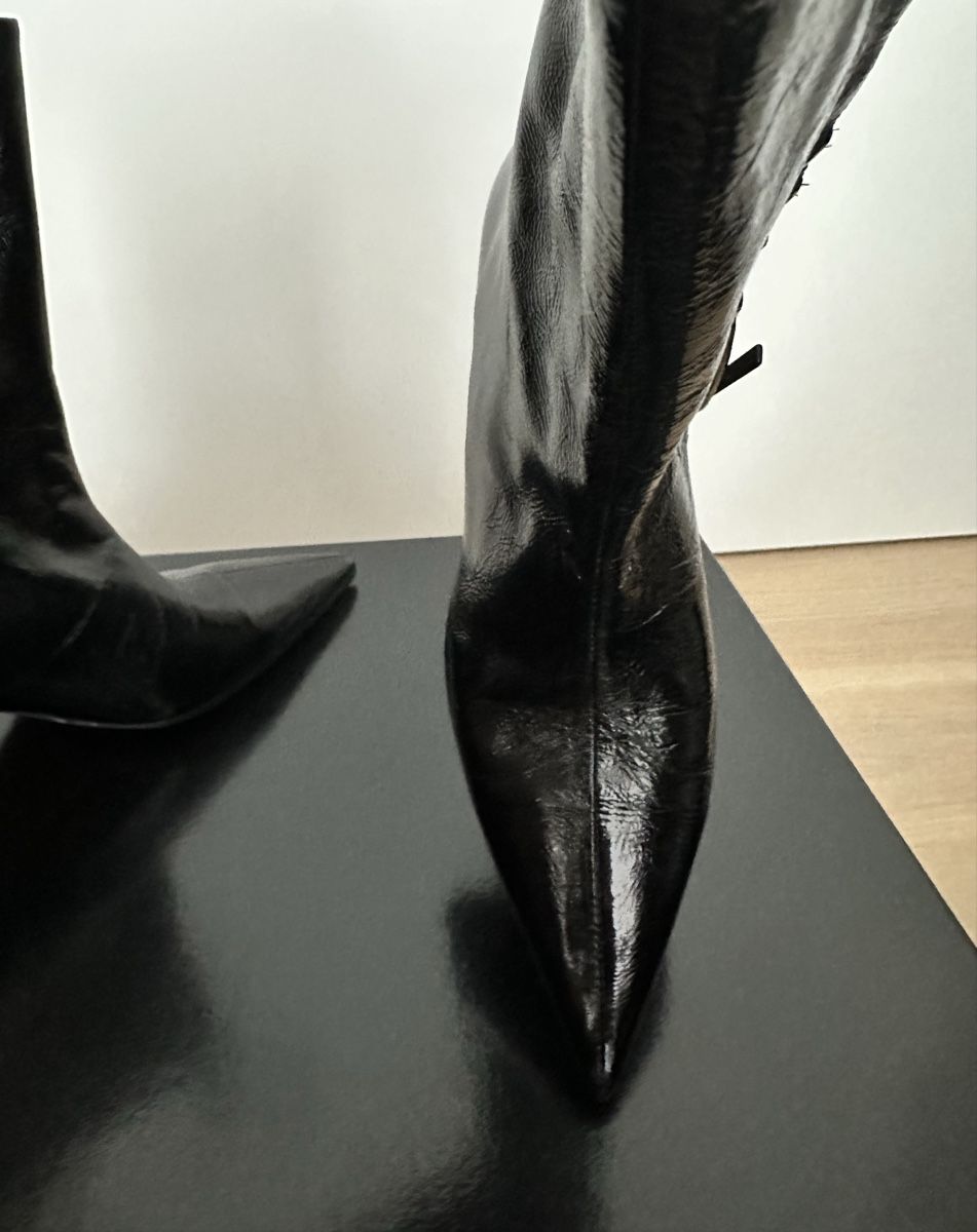 Scarpe da donna: Stiefeletten Flattered Leder schwarz Grösse 41 – Usato da Basel venduto da bruno1973 3