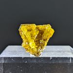 GELBE MIMETIT, Kristall mit ZWEITÄTIGEM MIMETIT