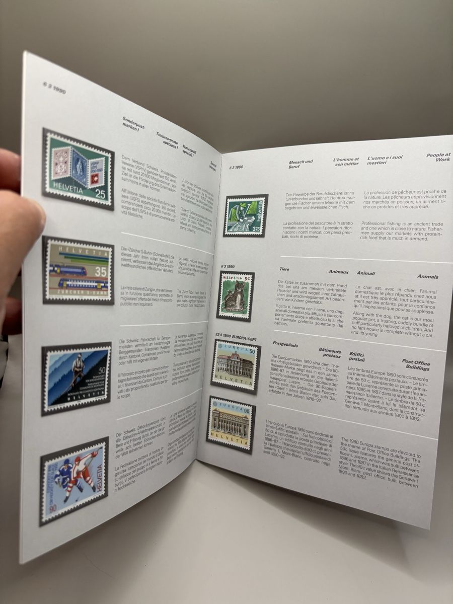 Tutti i francobolli: PTT 1990: Catalogue de timbres – Nuovo (secondo la descrizione) da Genève venduto da sho_67qj 3