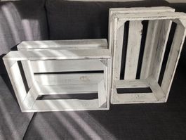 Set: 2 Stück Harasse, shabby style