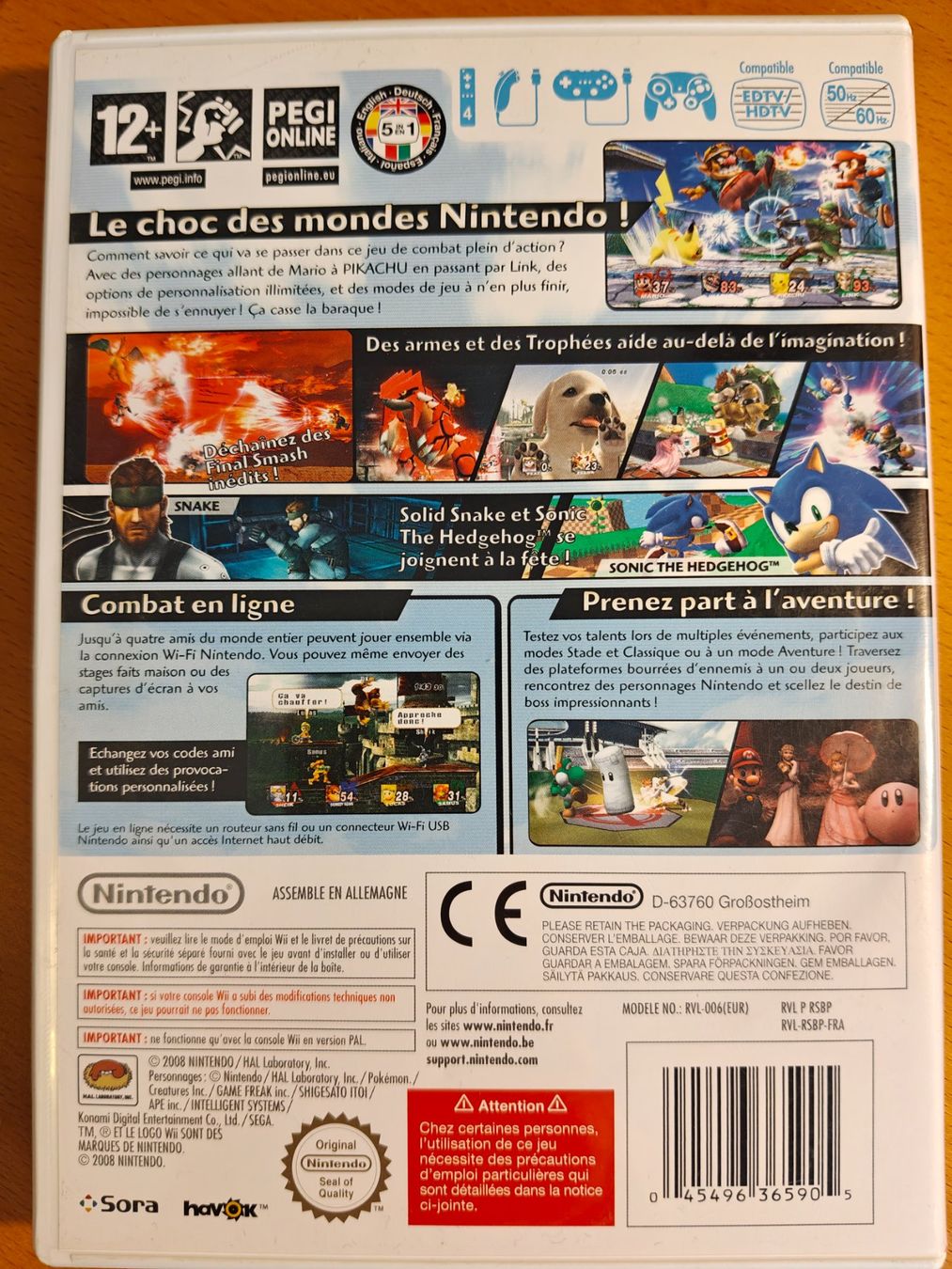 Nintendo Spiele: Nintendo Wii - Super Smash Bros Brawl / 12+ – Gebraucht aus Muttenz von IkaSul 2