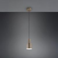 Pendelleuchte, Taupe, 12 cm Ø