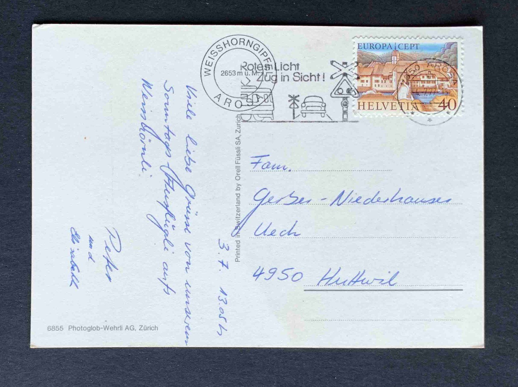 Cartoline postali: AK Arosa – Usato da Goldau venduto da artelier1 1